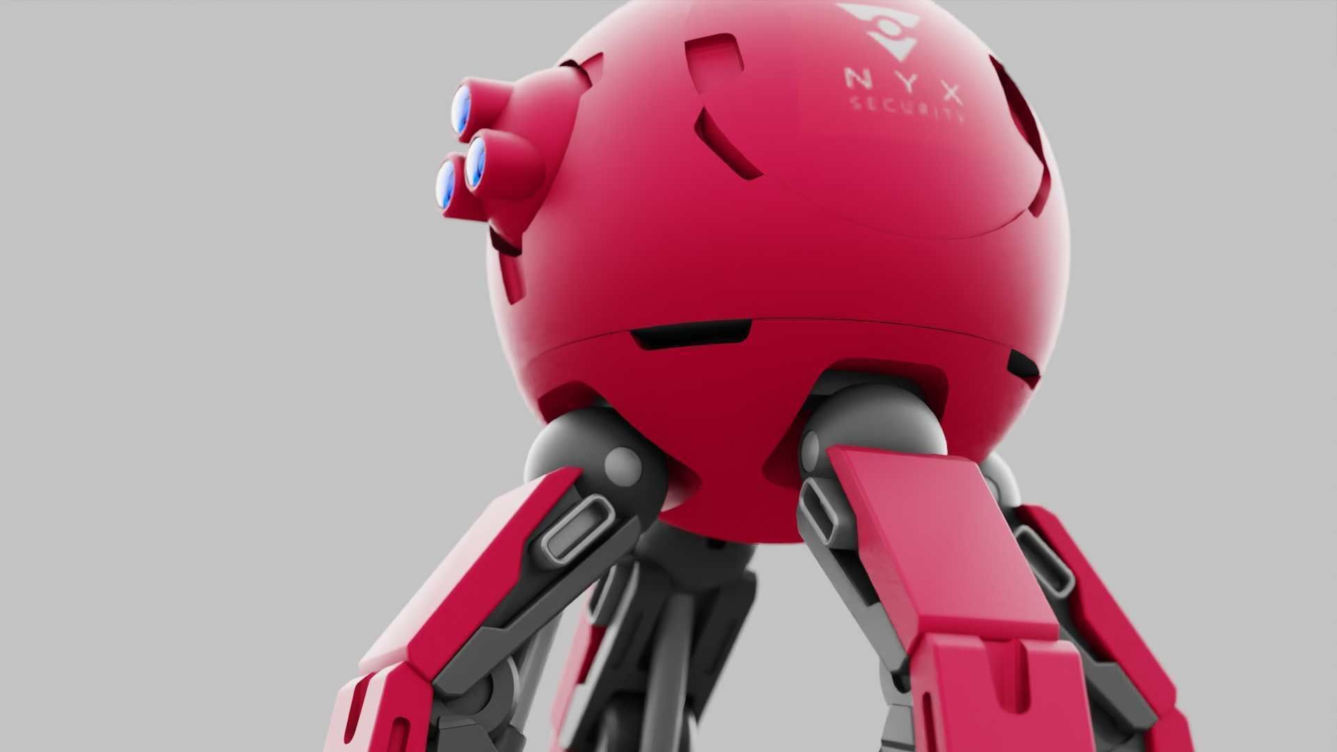 BALL DROID R-600 RIGGED 3D model_23