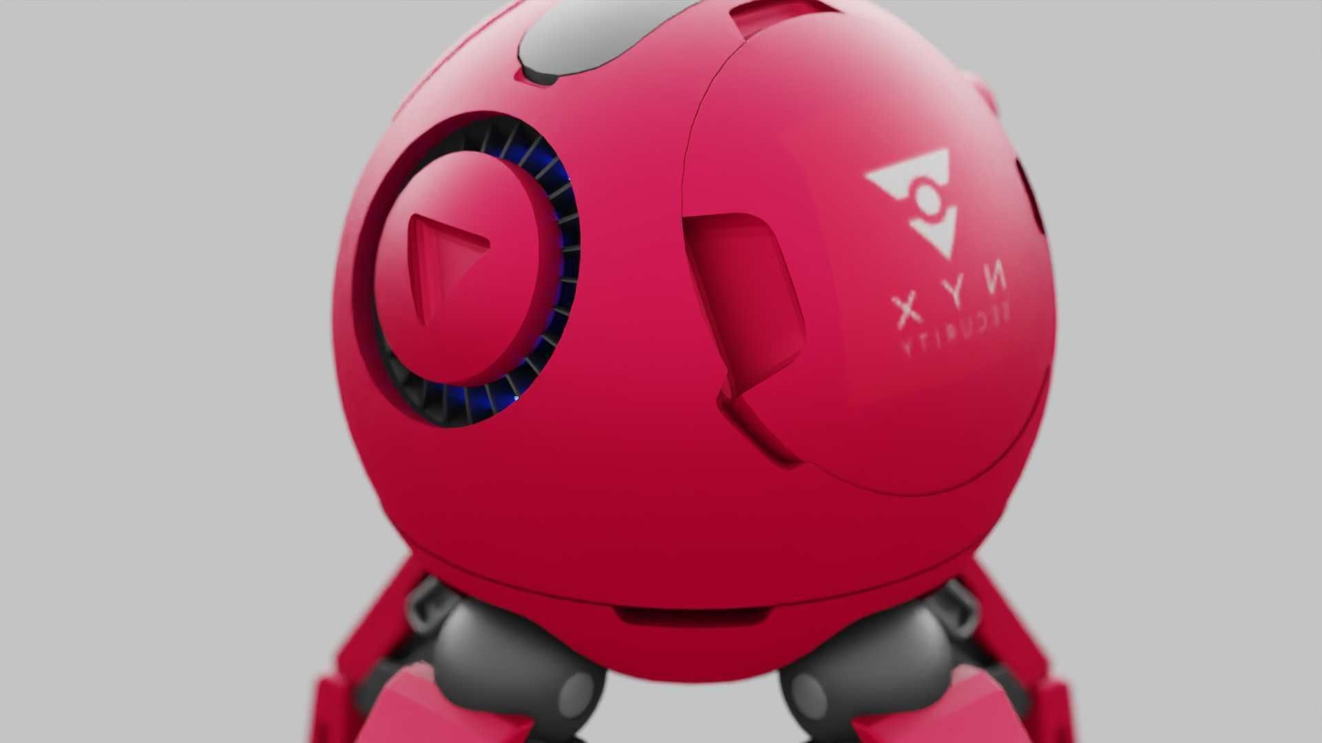 BALL DROID R-600 RIGGED 3D model_26