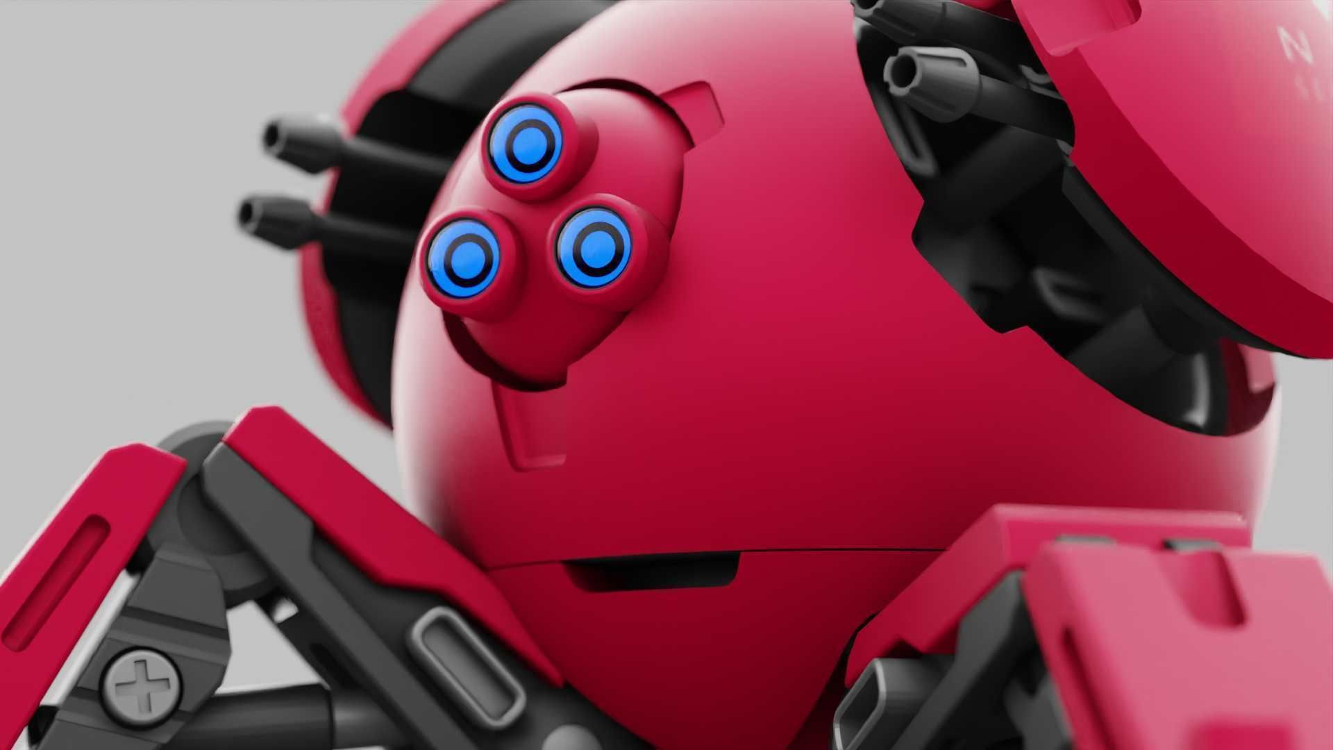 BALL DROID R-600 RIGGED 3D model_20