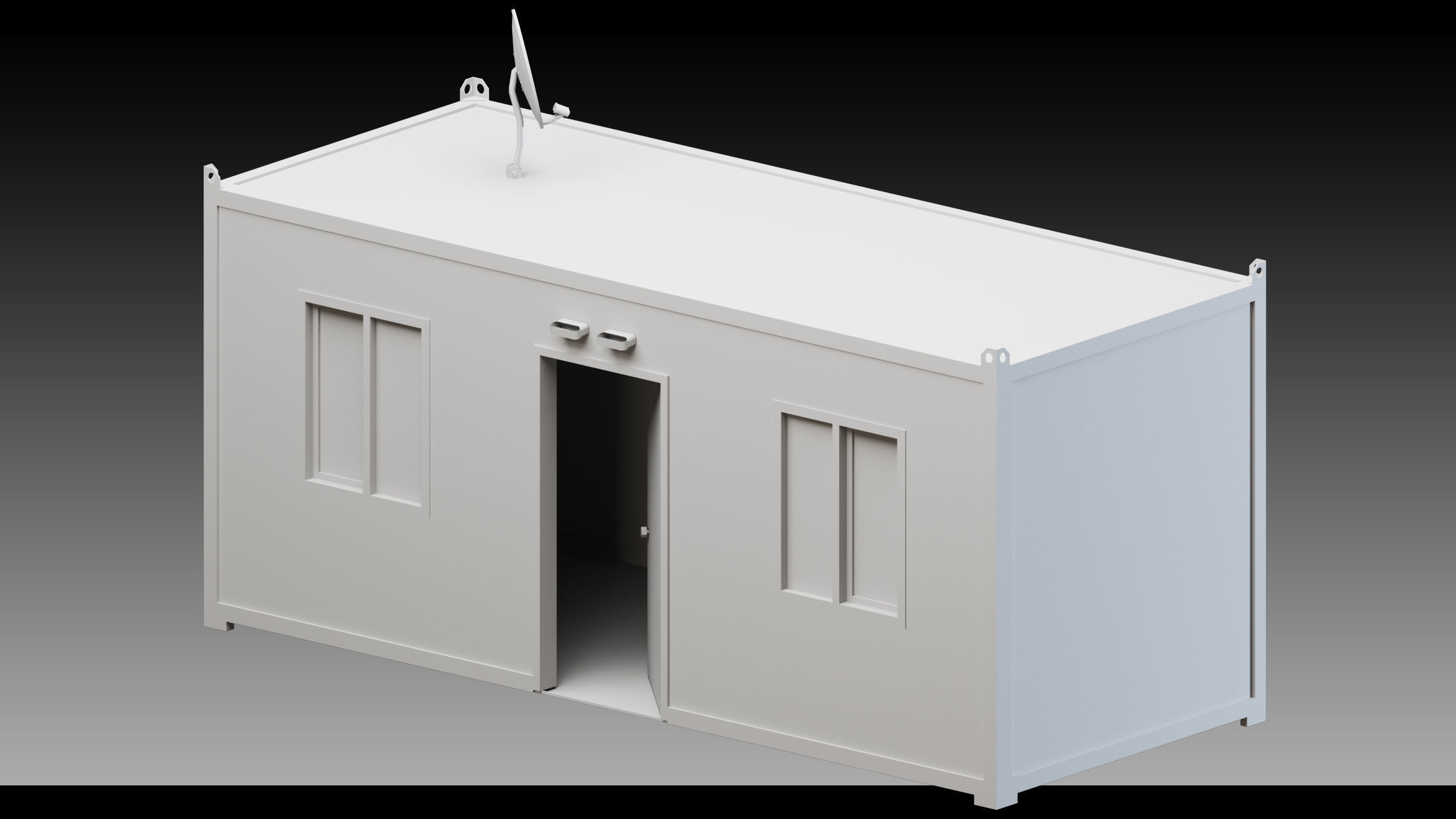 18 Containers and Conex boxes- Vol 02- High detail 3d models 3D model_8