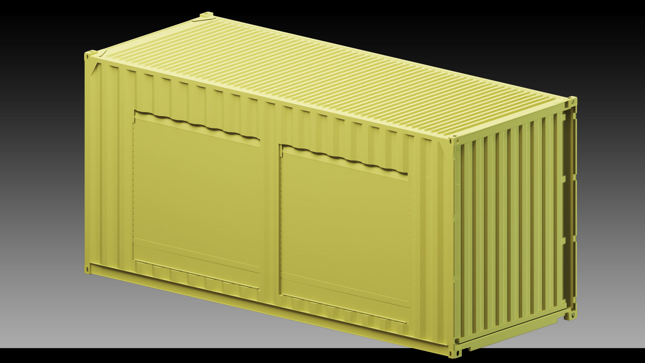 18 Containers and Conex boxes- Vol 02- High detail 3d models 3D model_12