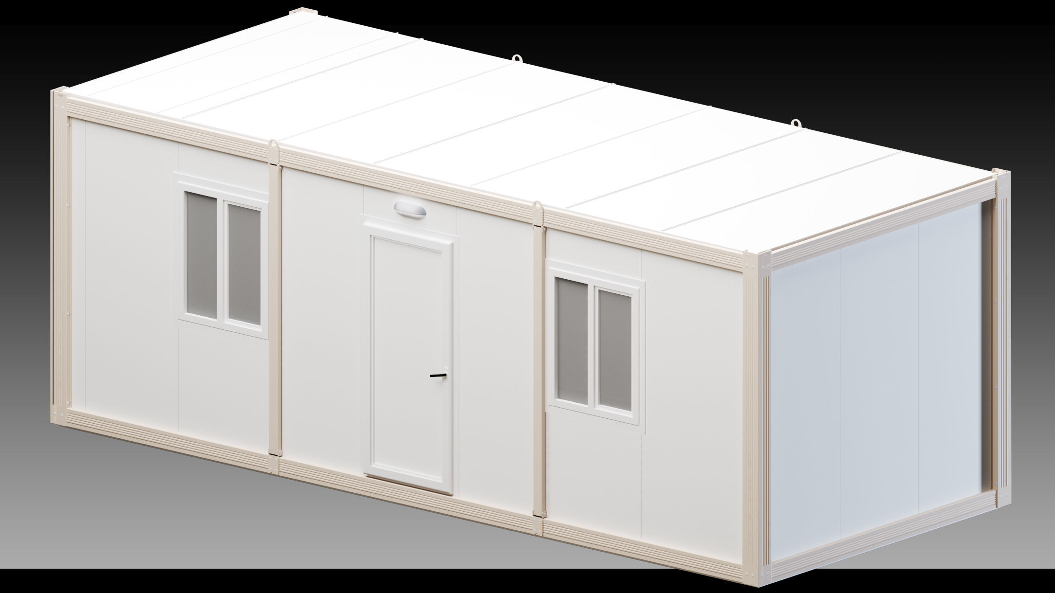 18 Containers and Conex boxes- Vol 02- High detail 3d models 3D model_9