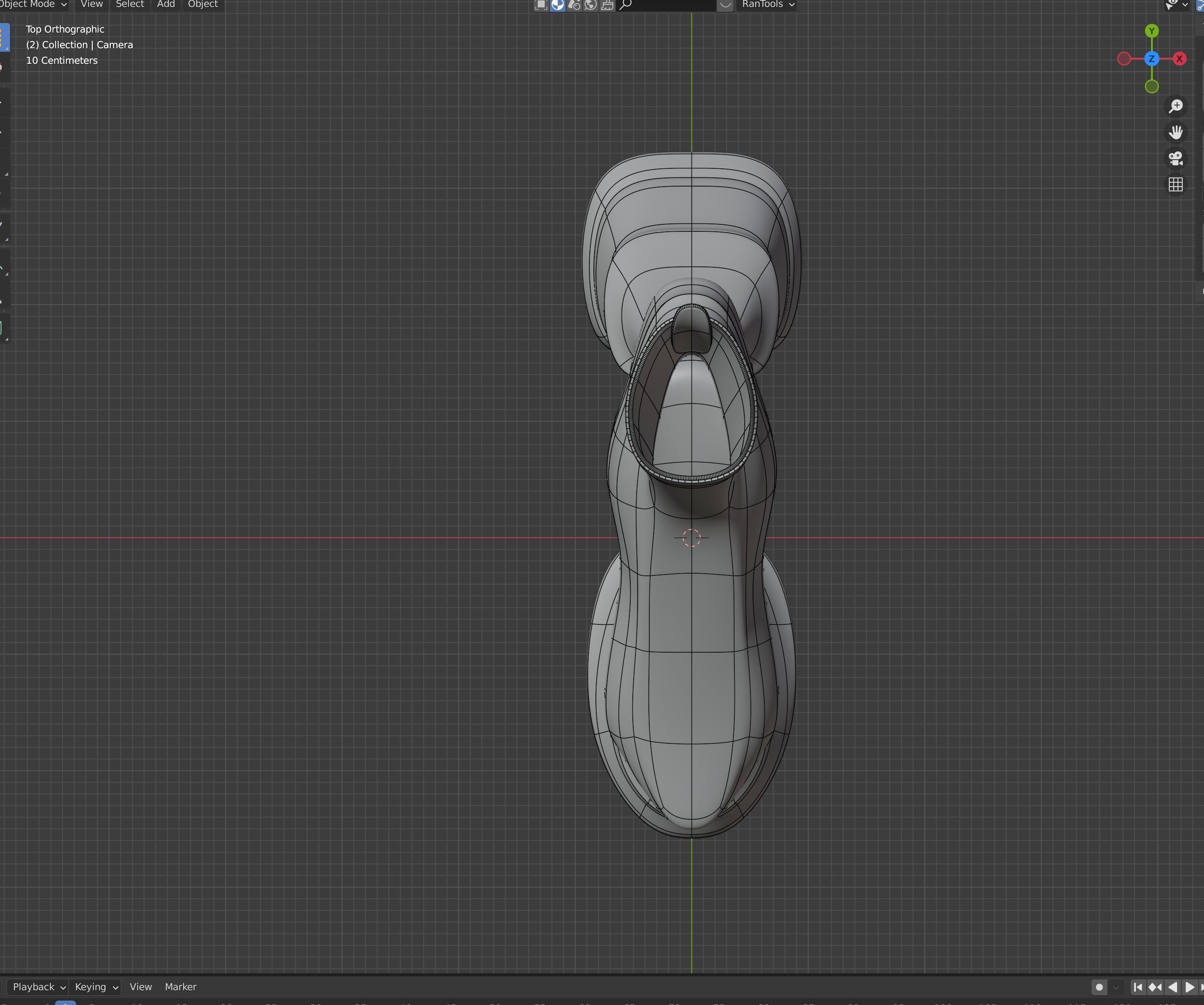 Platform high heels Low-poly 3D model_5