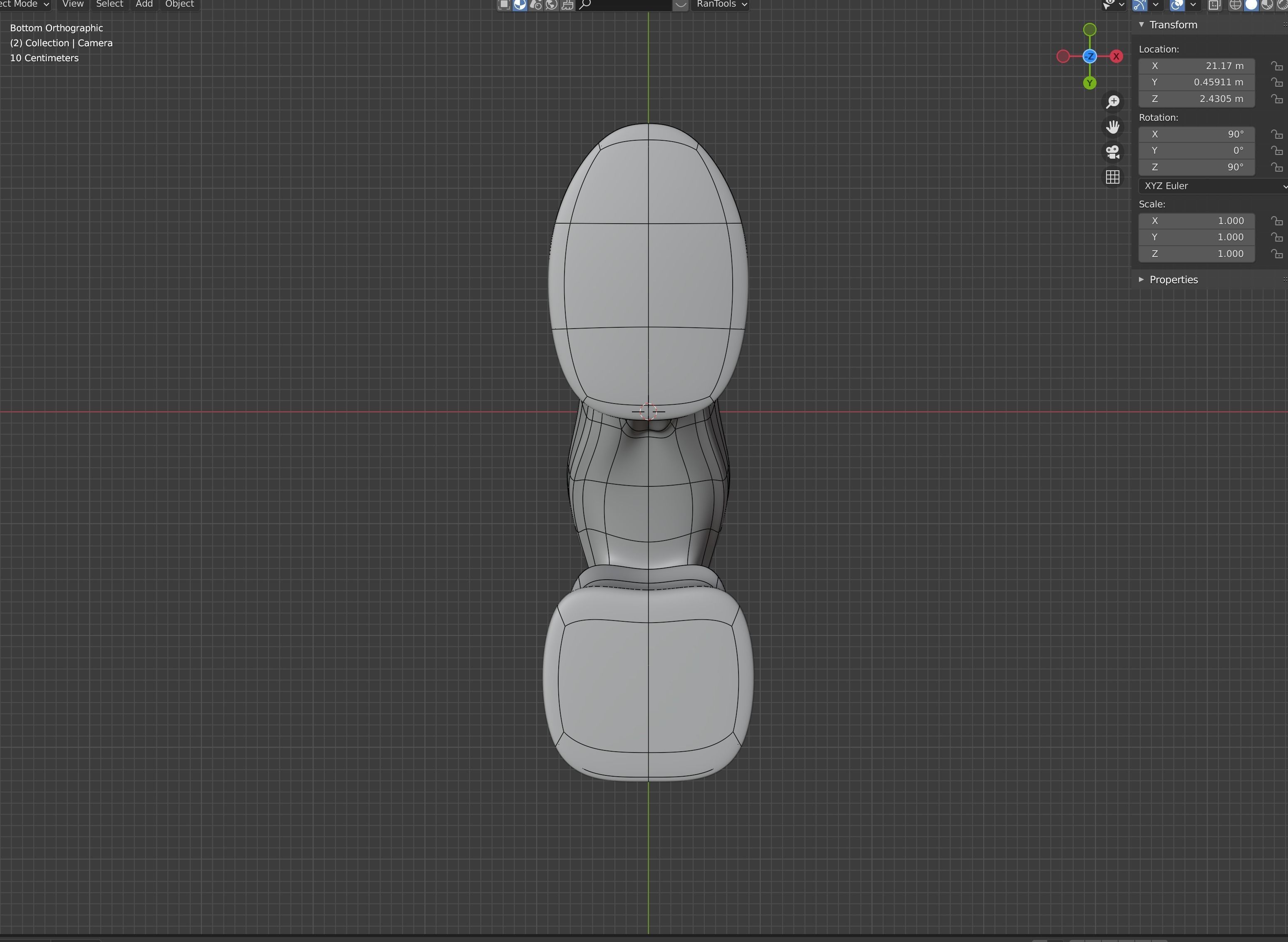 Platform high heels Low-poly 3D model_6