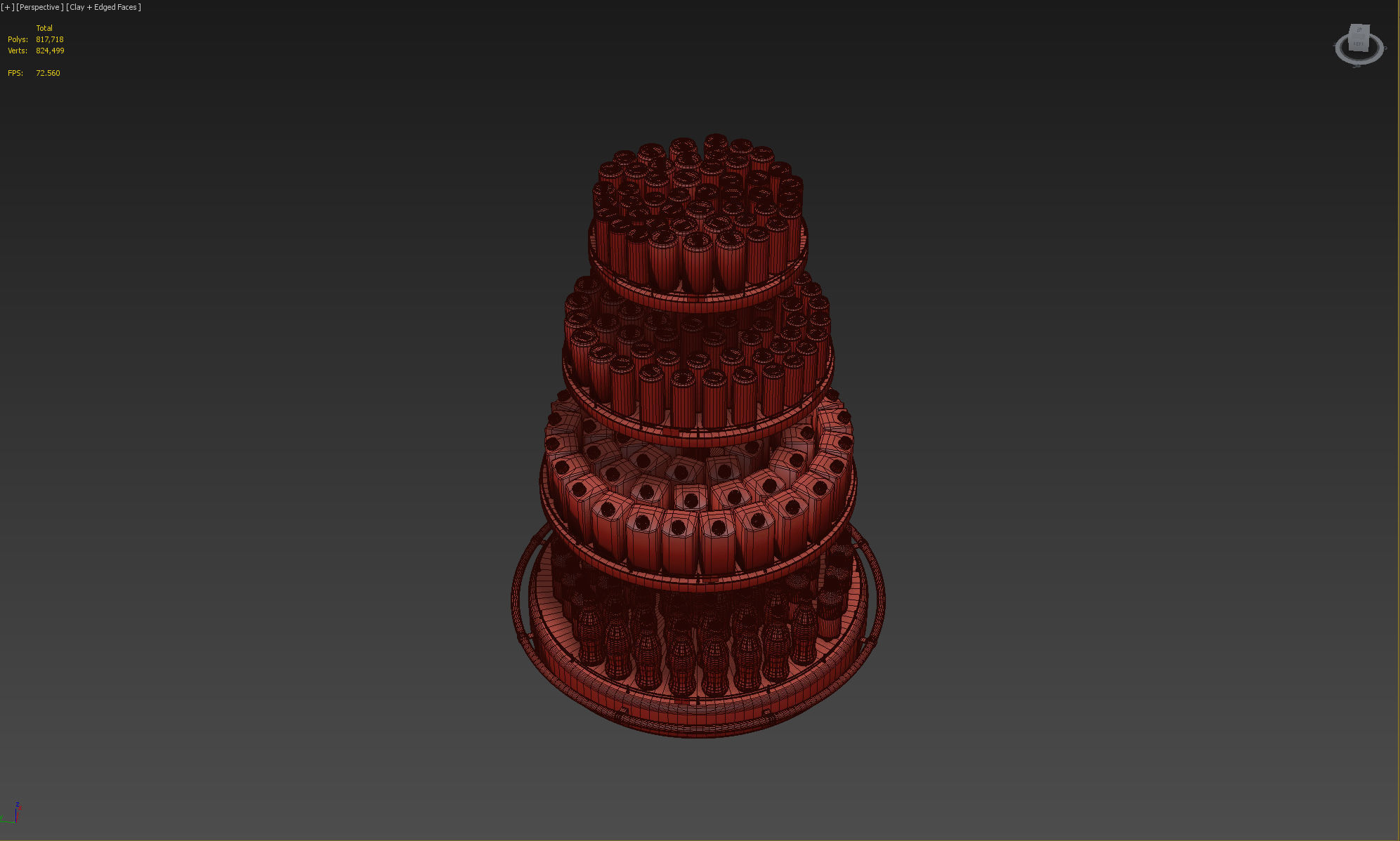 Rack with drinks 3D model_10