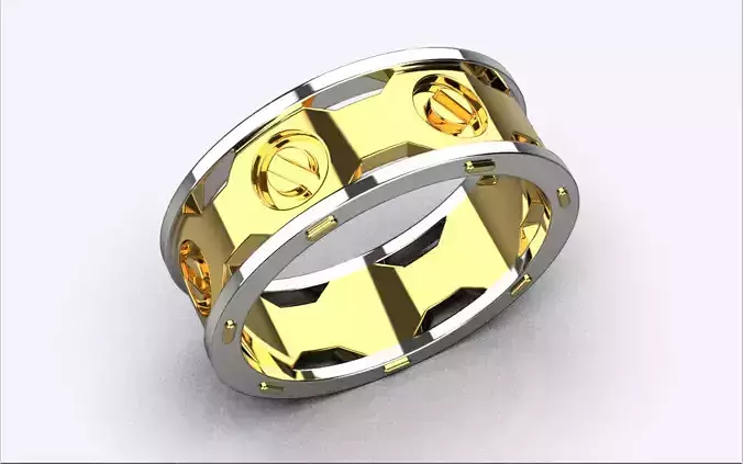 bvlgari ring 3D print model