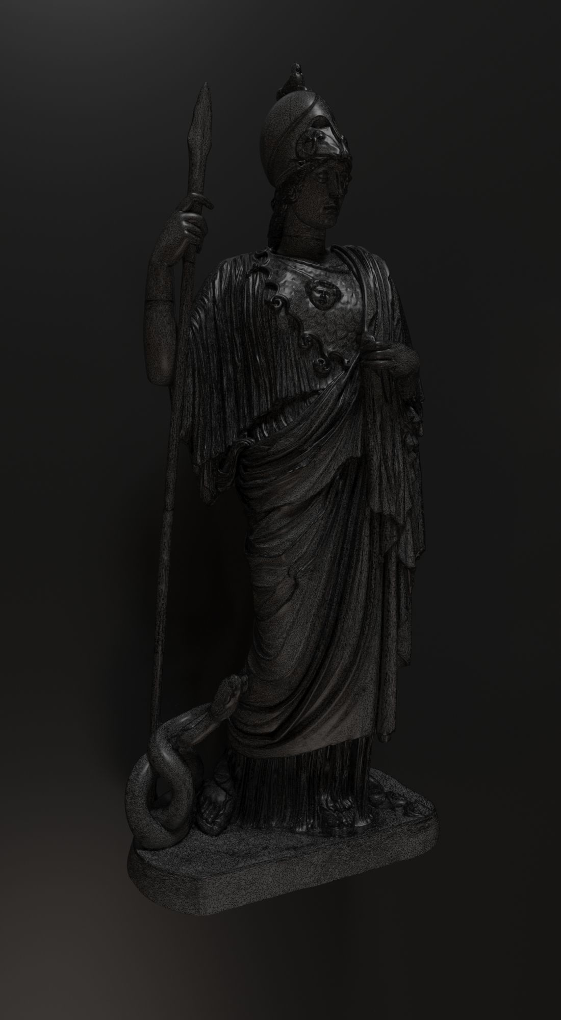 Antique statues 3D model_5