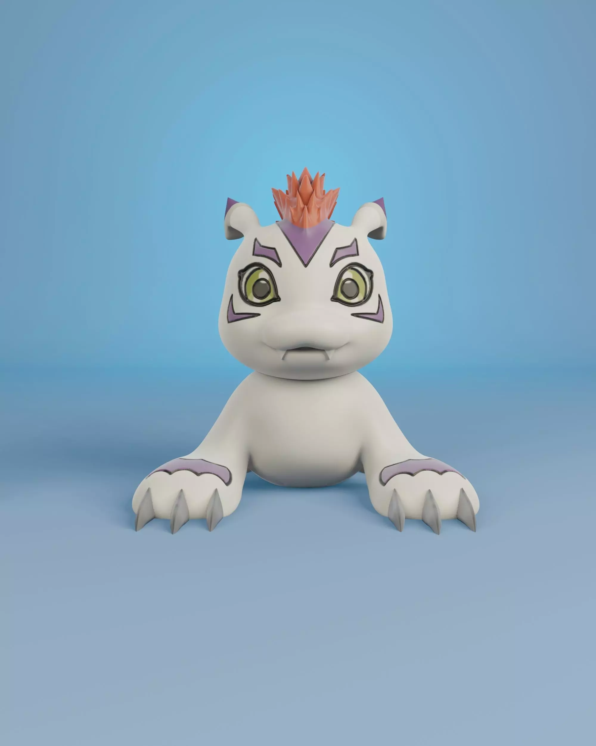 Gomamon animal 3D print model