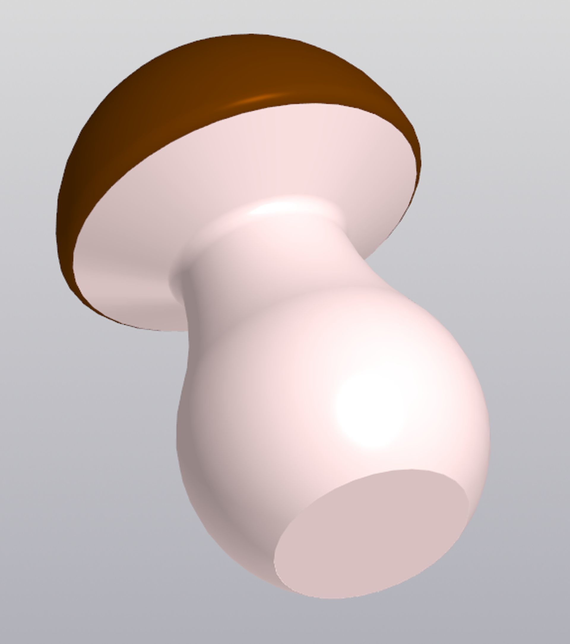 Vase Penholder Mushroom 3D print model_2