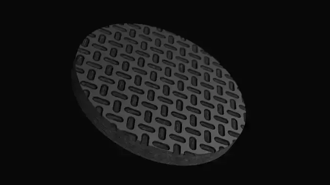 Coaster circle 3D model