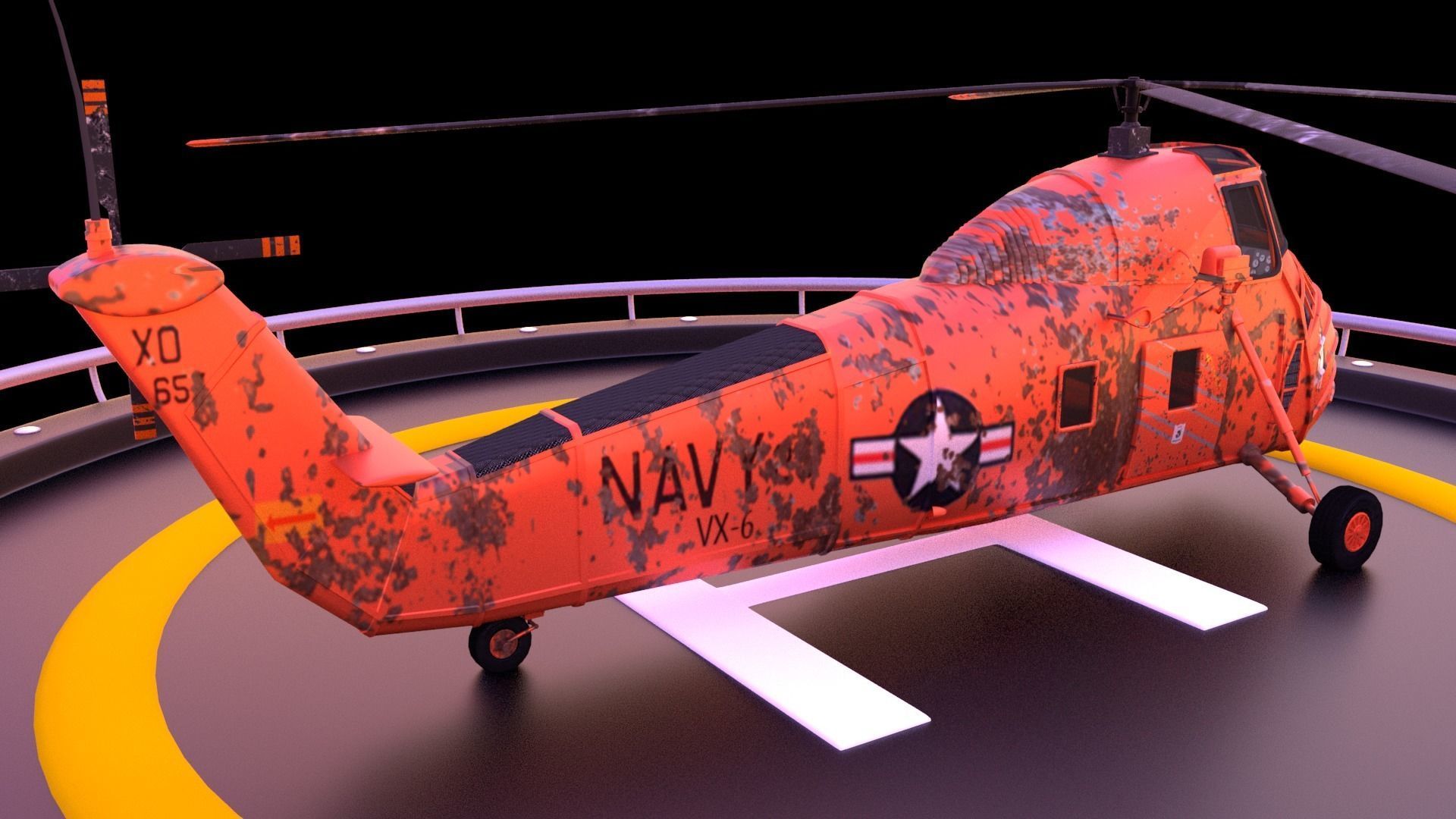 3D model Military helicopter VR / AR / low-poly | CGTrader