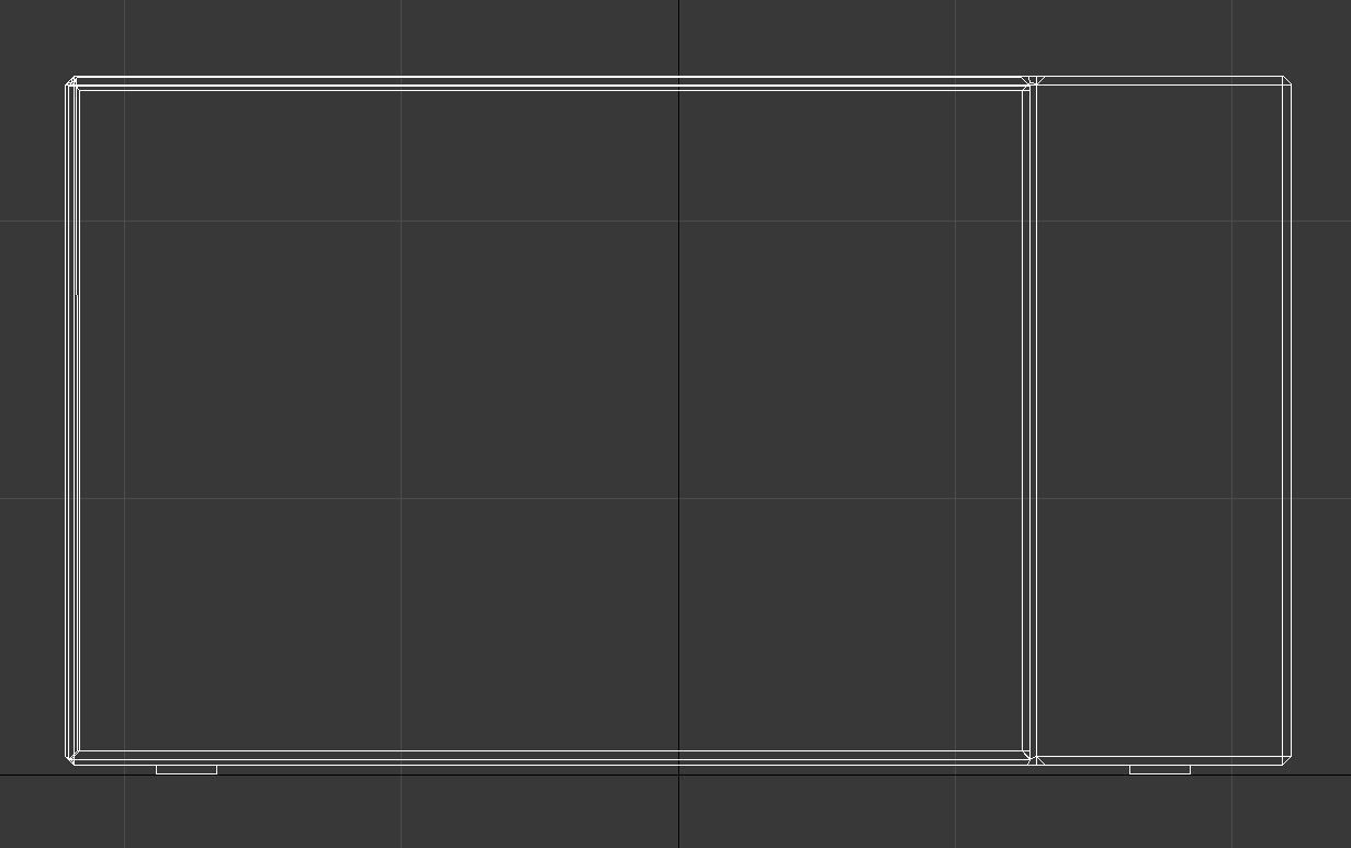 Black microwave 3D model_5
