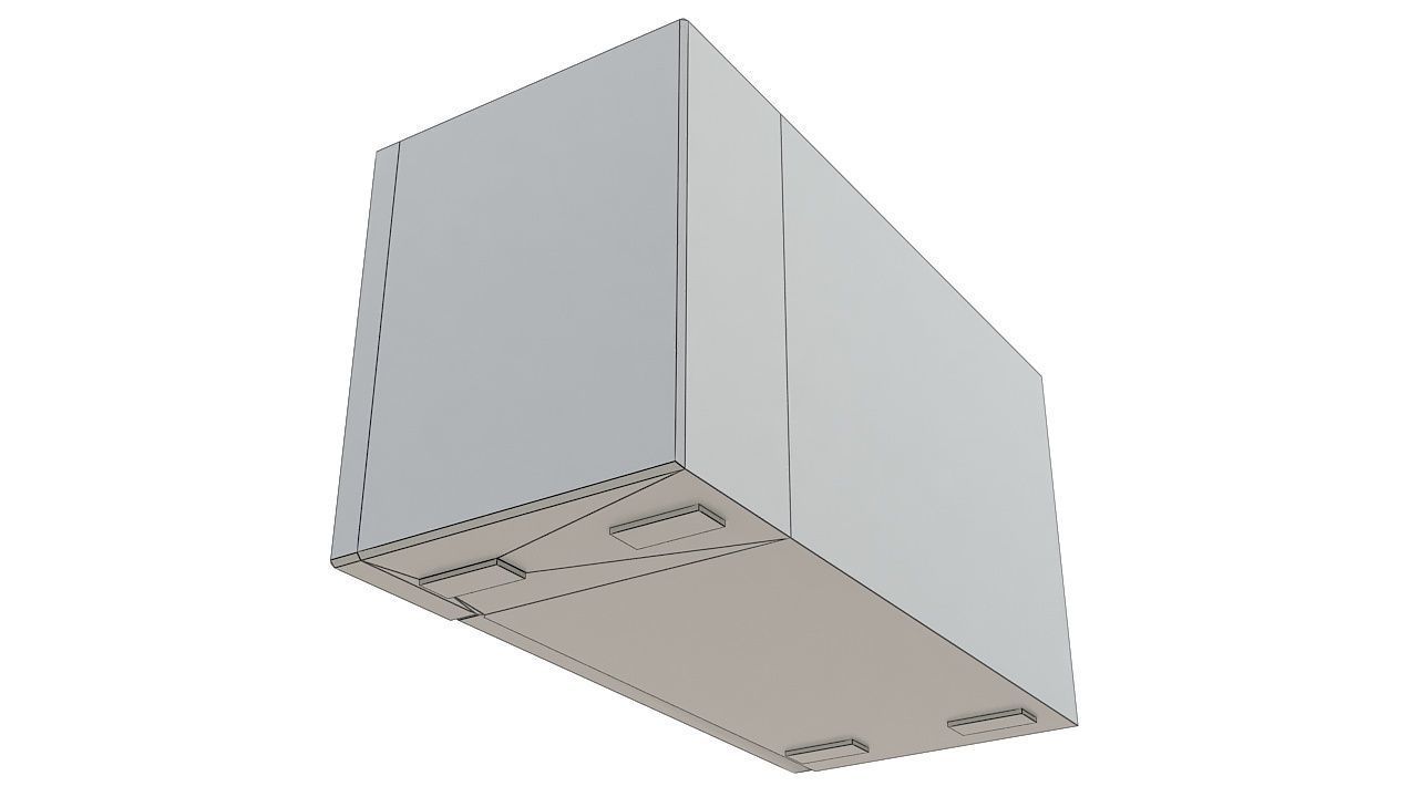 Black microwave 3D model_12