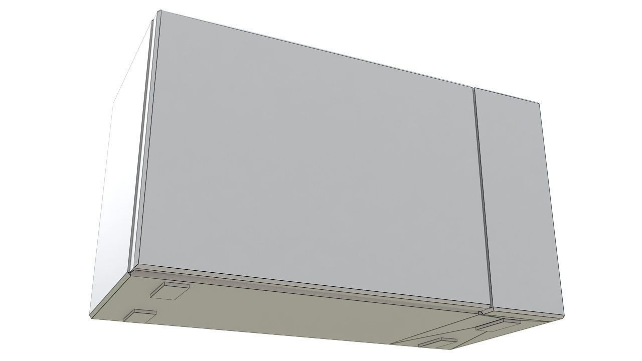 Black microwave 3D model_11