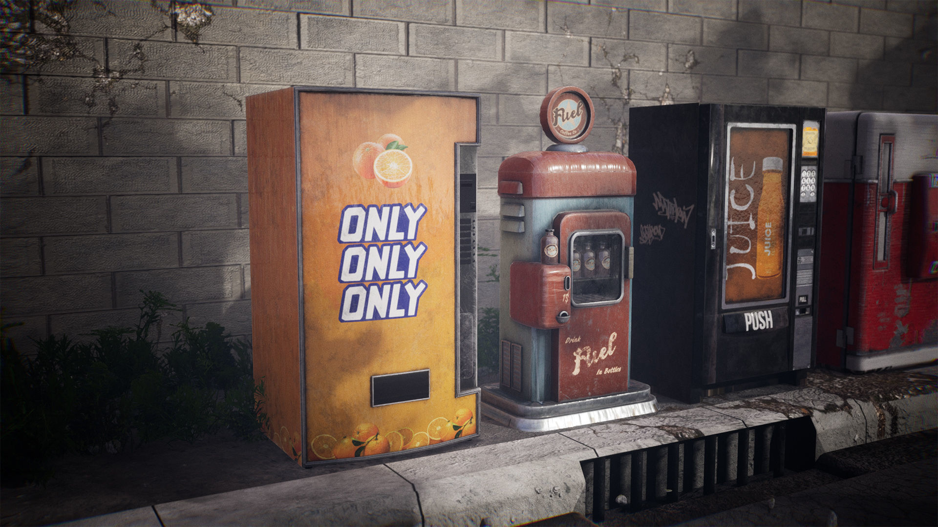 Vending Machines 42 Assets Low-poly 3D model_2