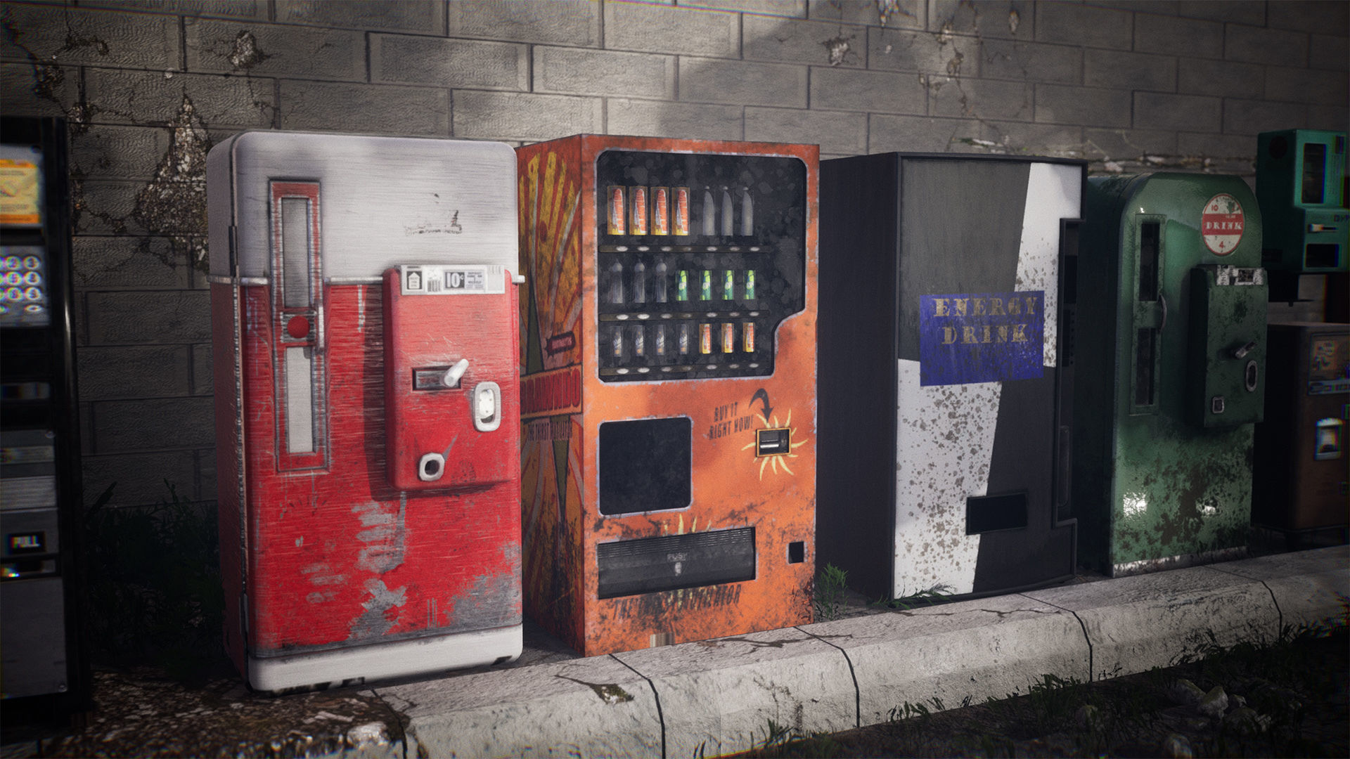 Vending Machines 42 Assets Low-poly 3D model_4
