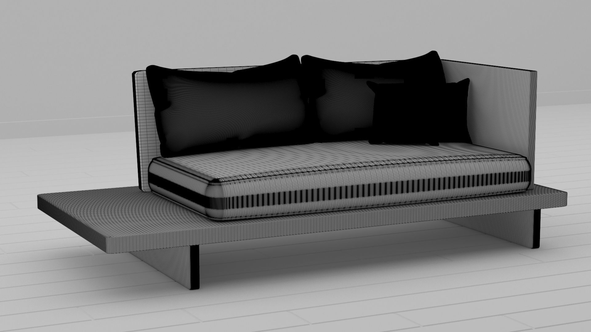 chair couch 3D model_5