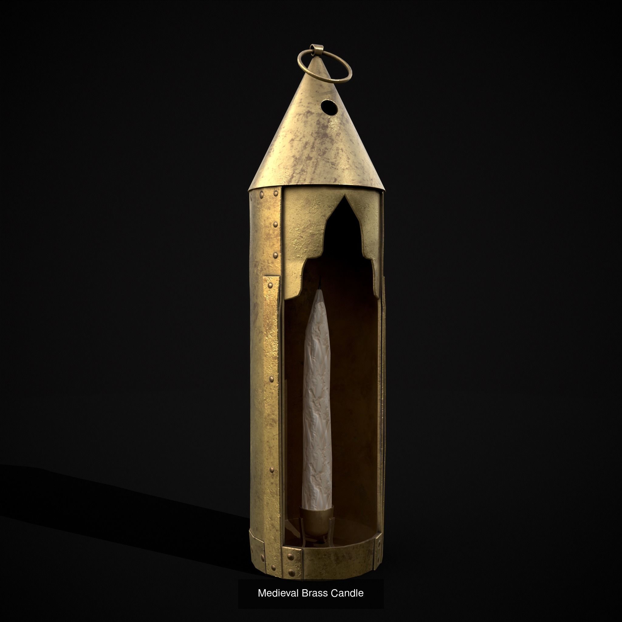 Medieval Nine Lights 3D Model Collection_16