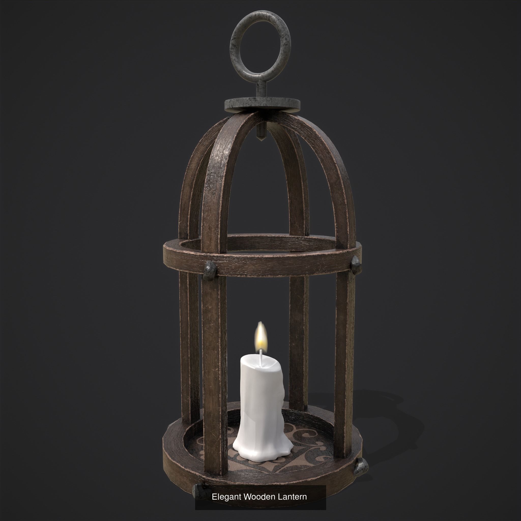 Medieval Nine Lights 3D Model Collection_14