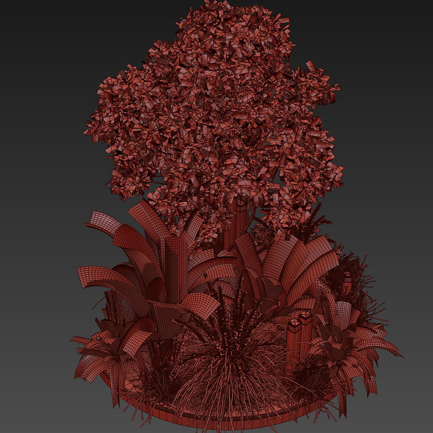 Collection plant vol 418 - leaf - outdoor - garden 3D model_5