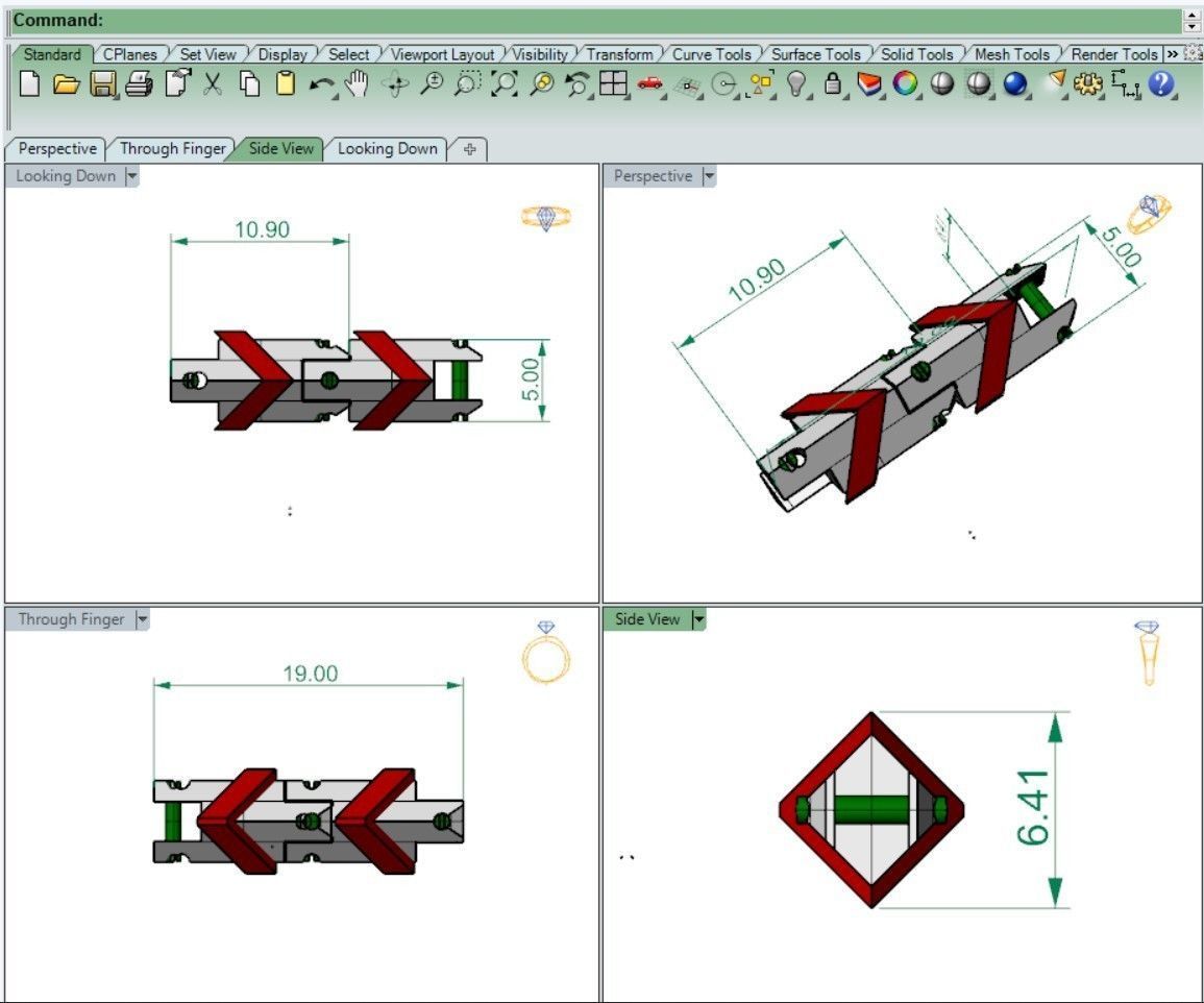 Eslabon para cadena chain link-ESL0722015 3D print model_2