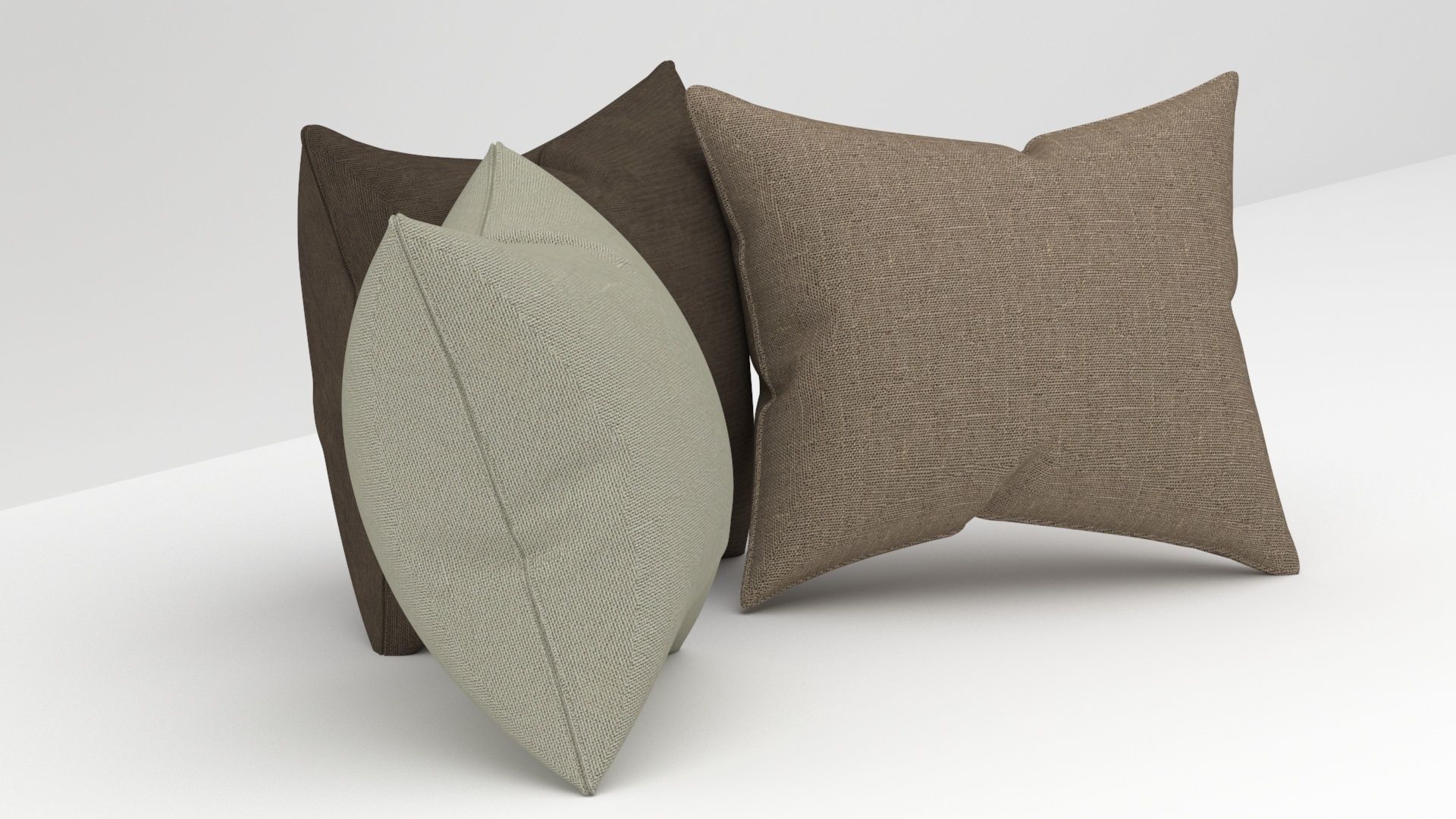 throw pillow 3D model_2