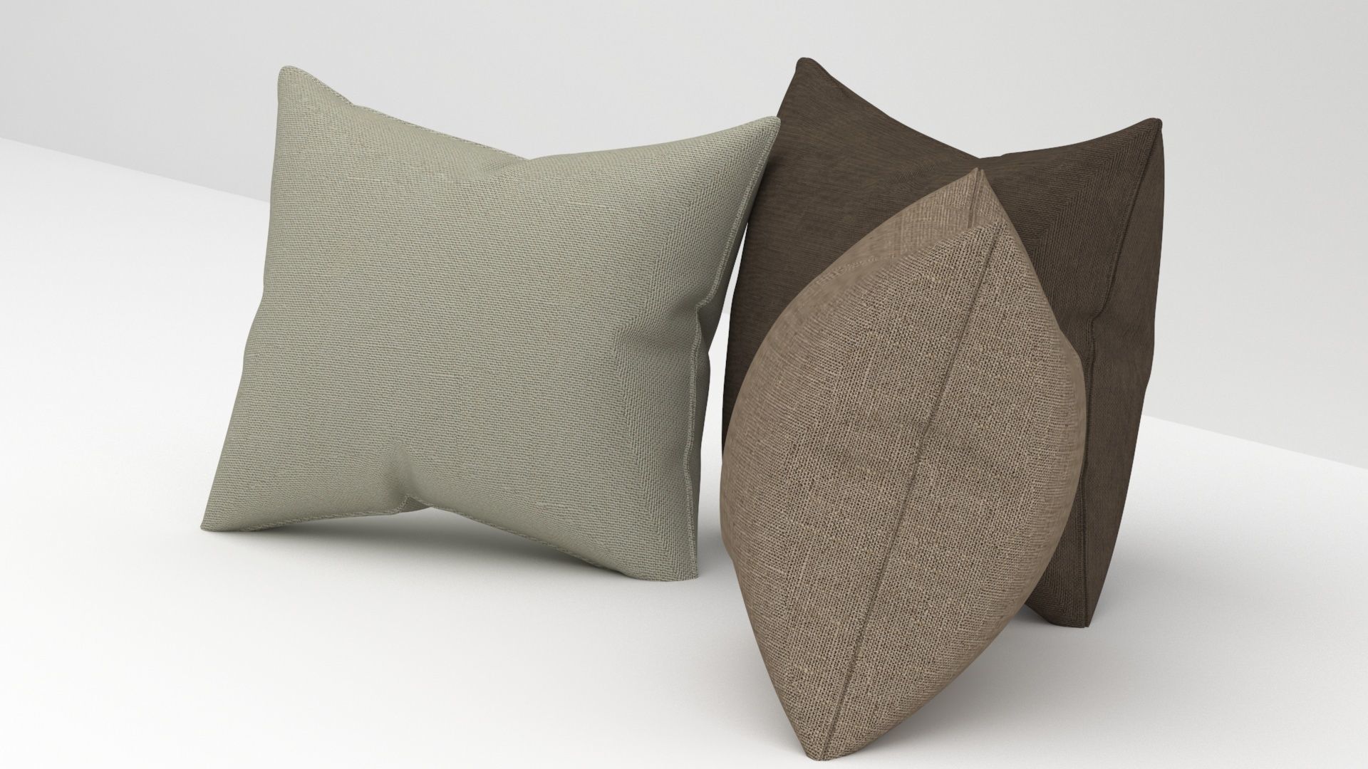 throw pillow 3D model_1