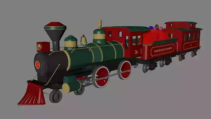 Toy Train North Pole Express 