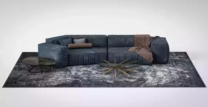 Bonaldo Peanut B Peanut B X modern sofa 3D model