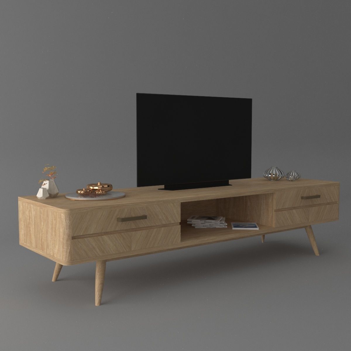 tv unit 3D model_3