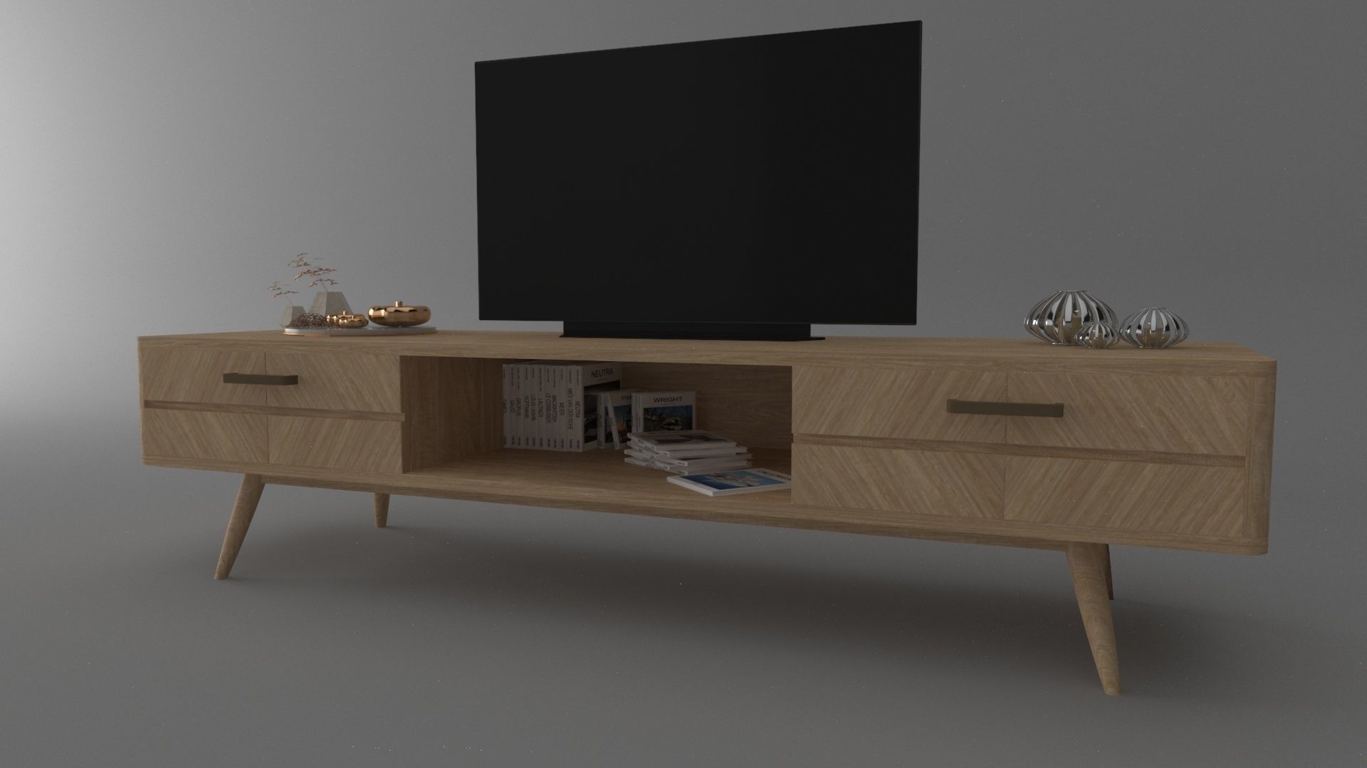 tv unit 3D model_1