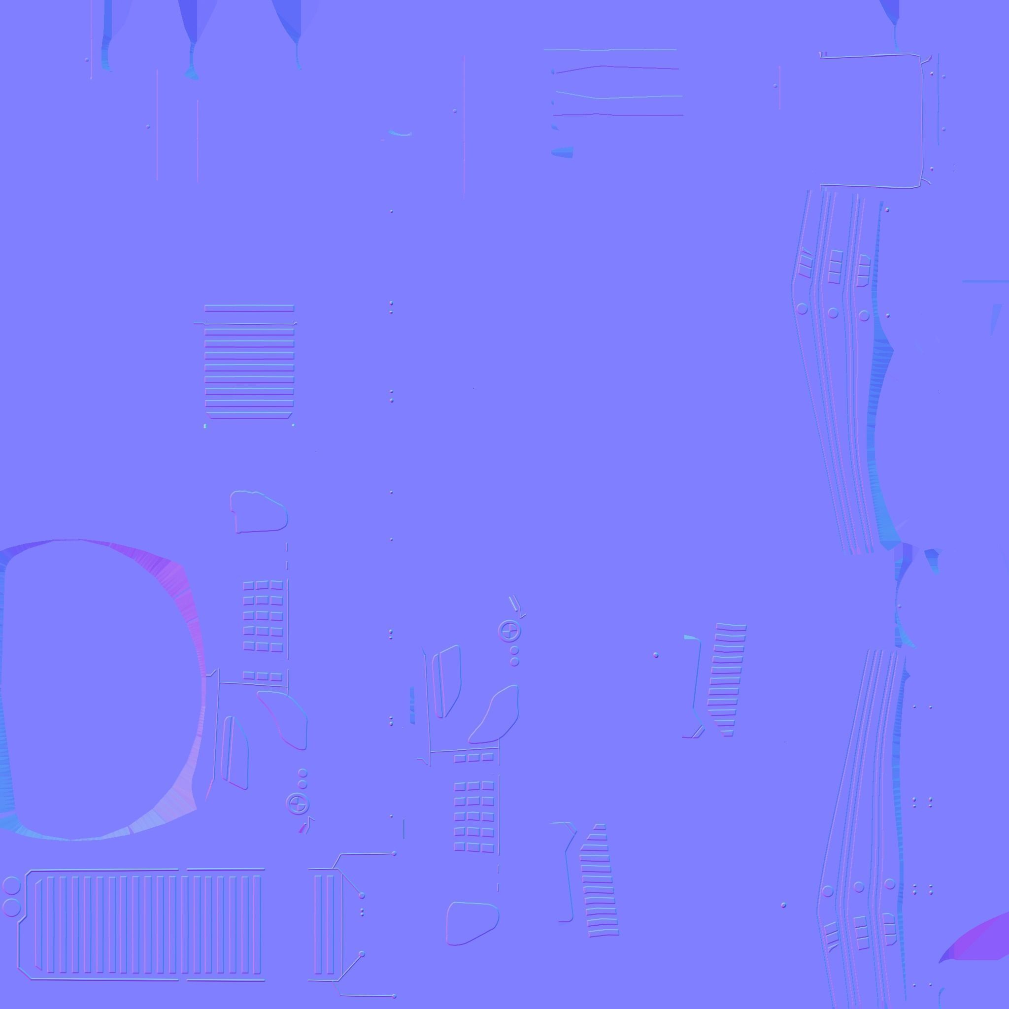 SciFi Building A06 Green - Sci Fi Exterior Design Free low-poly 3D model_27