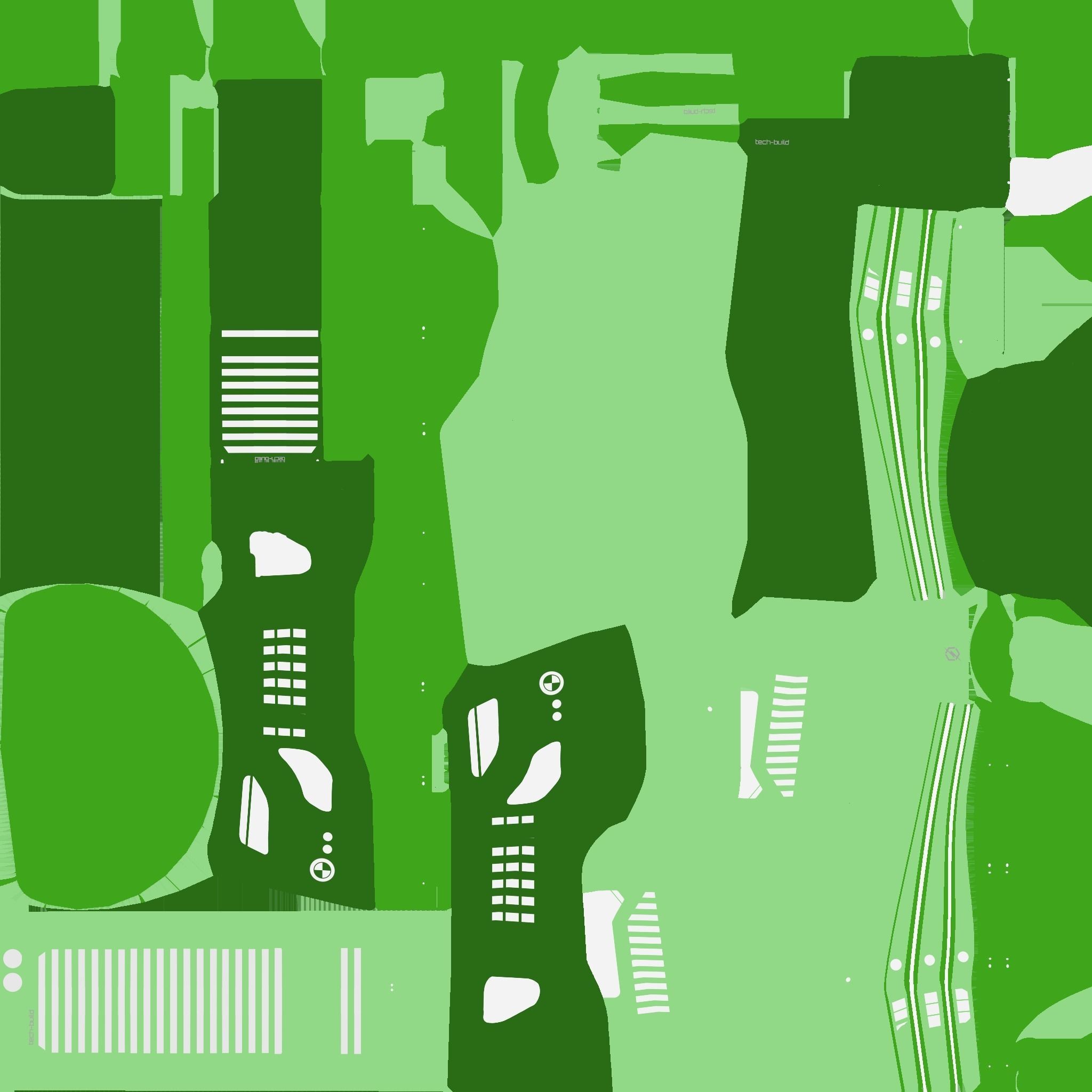 SciFi Building A06 Green - Sci Fi Exterior Design Free low-poly 3D model_23