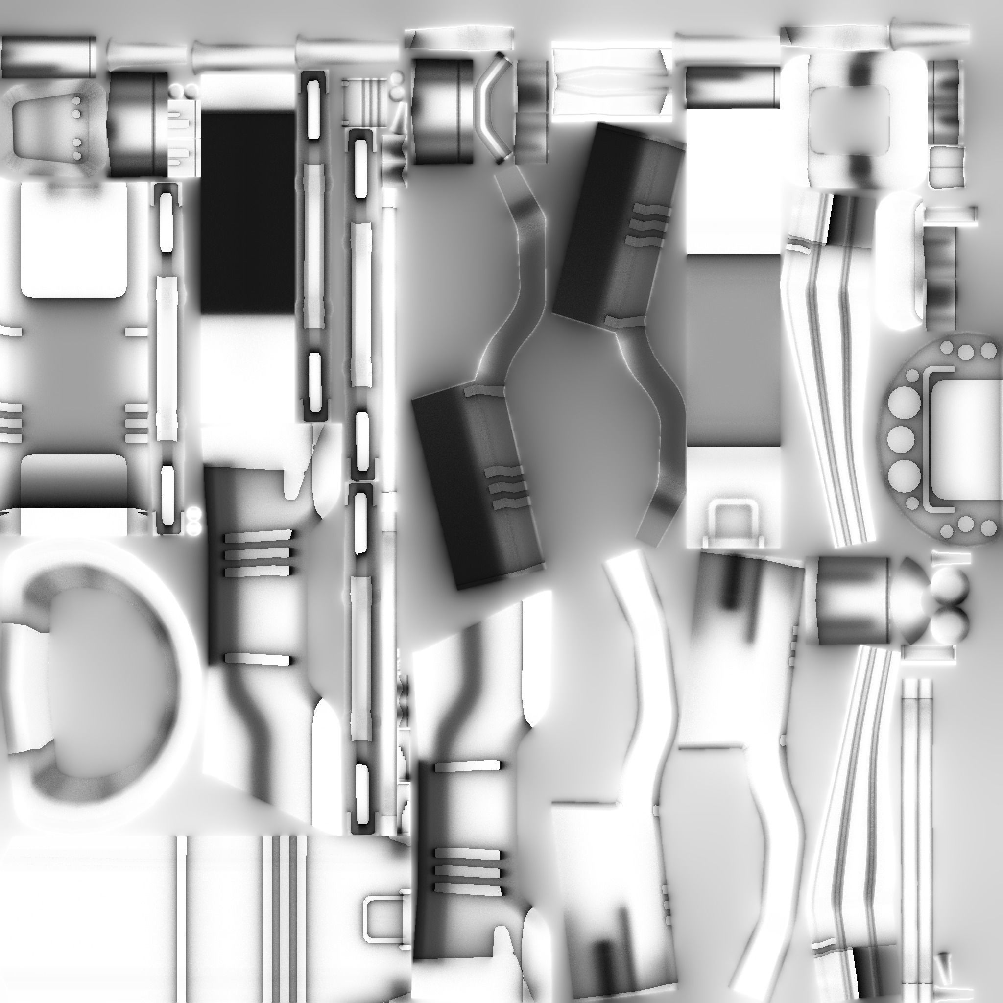 SciFi Building A06 Green - Sci Fi Exterior Design Free low-poly 3D model_22