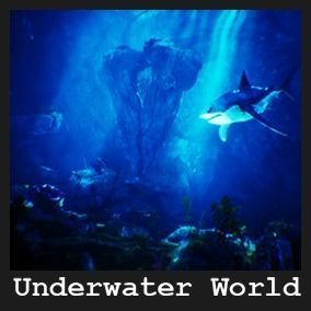 Underwater World  70 Assets Low-poly 3D model_16