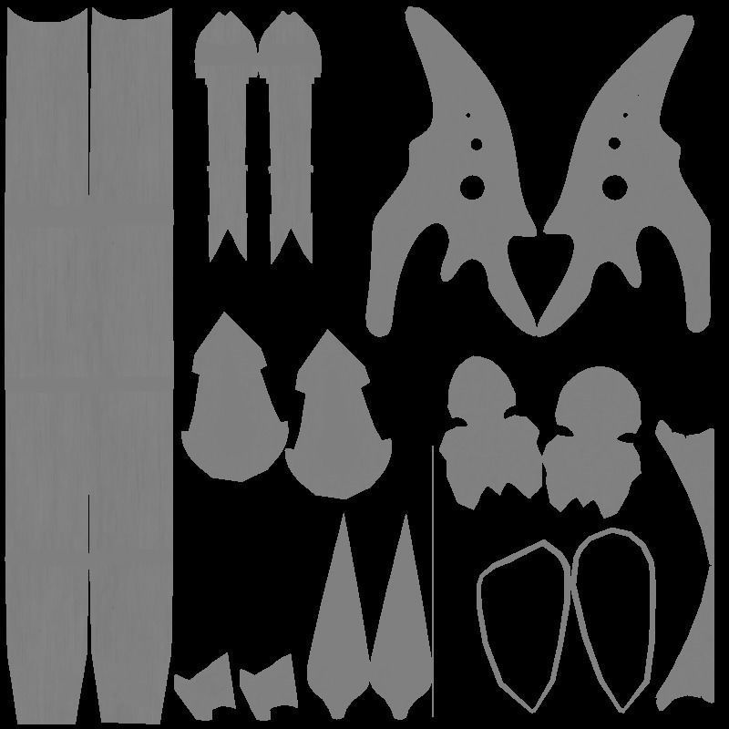 Dark Axe Low-poly 3D model_14