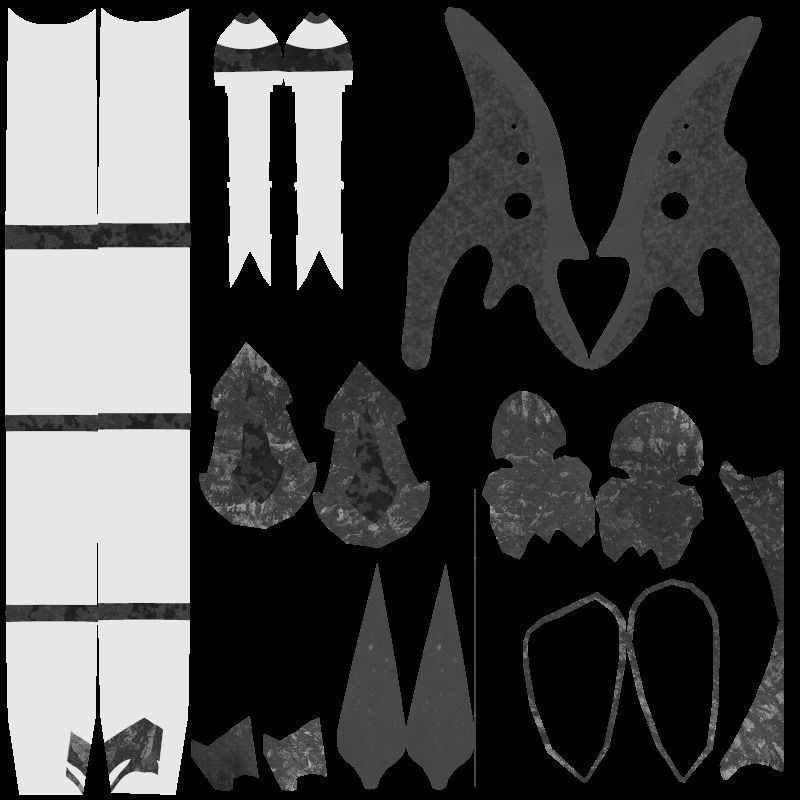 Dark Axe Low-poly 3D model_12