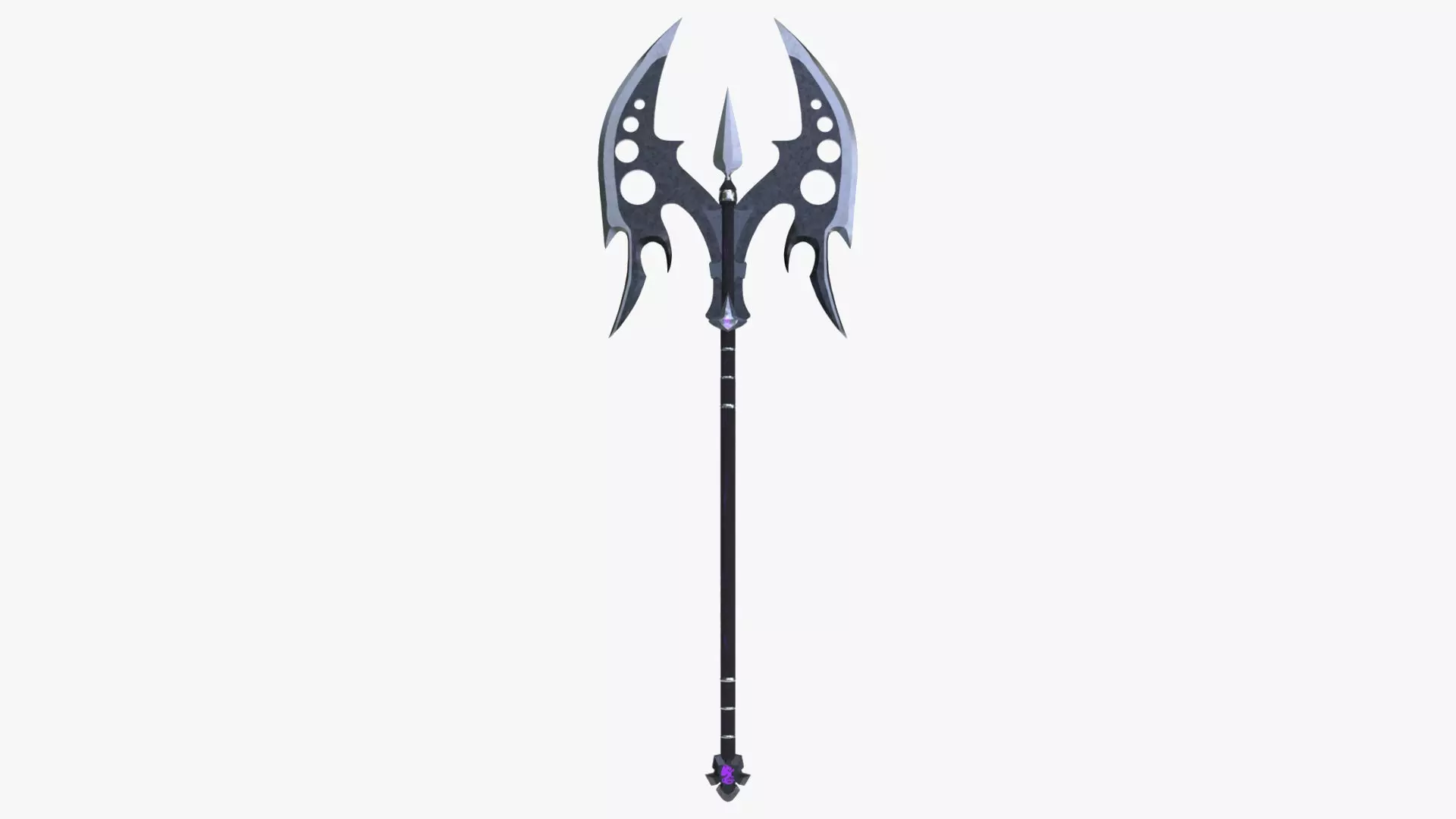 Dark Axe Low-poly 3D model_0