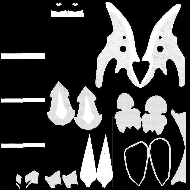 Dark Axe Low-poly 3D model_13