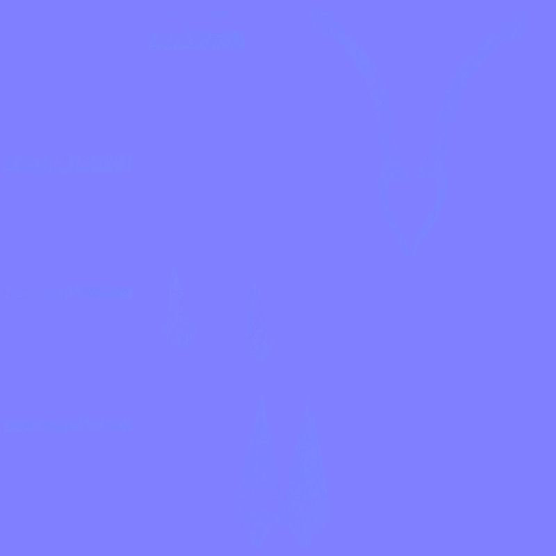 Dark Axe Low-poly 3D model_16