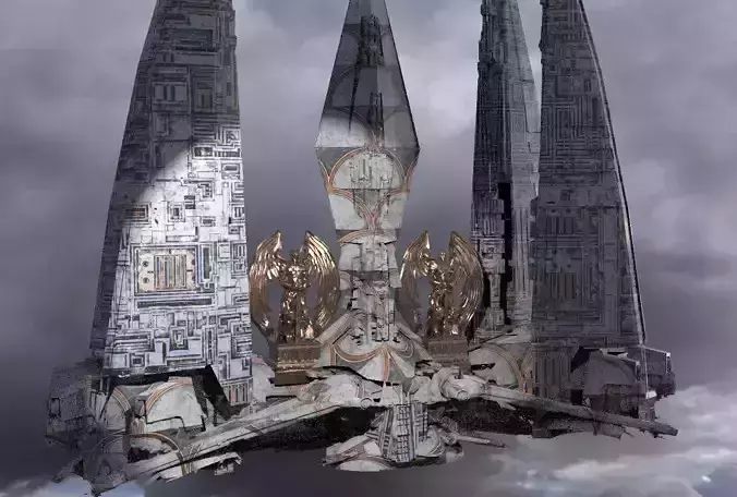 Cyberpunk Emperor Towers 4