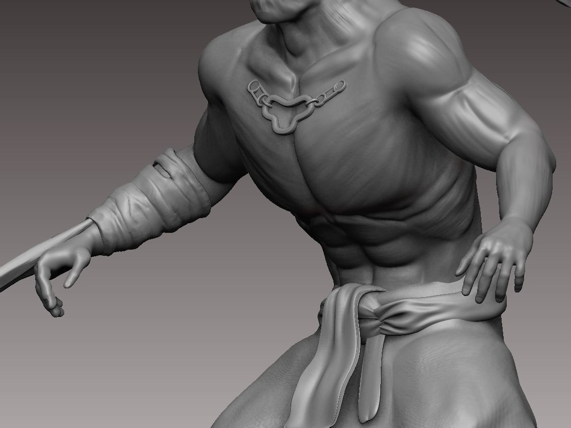 Divine General Mahoraga Fushiguro Megumi Shadow f JUJUTSU KAISEN 3D print model_5