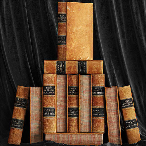 Books Classic 3 3D model | CGTrader