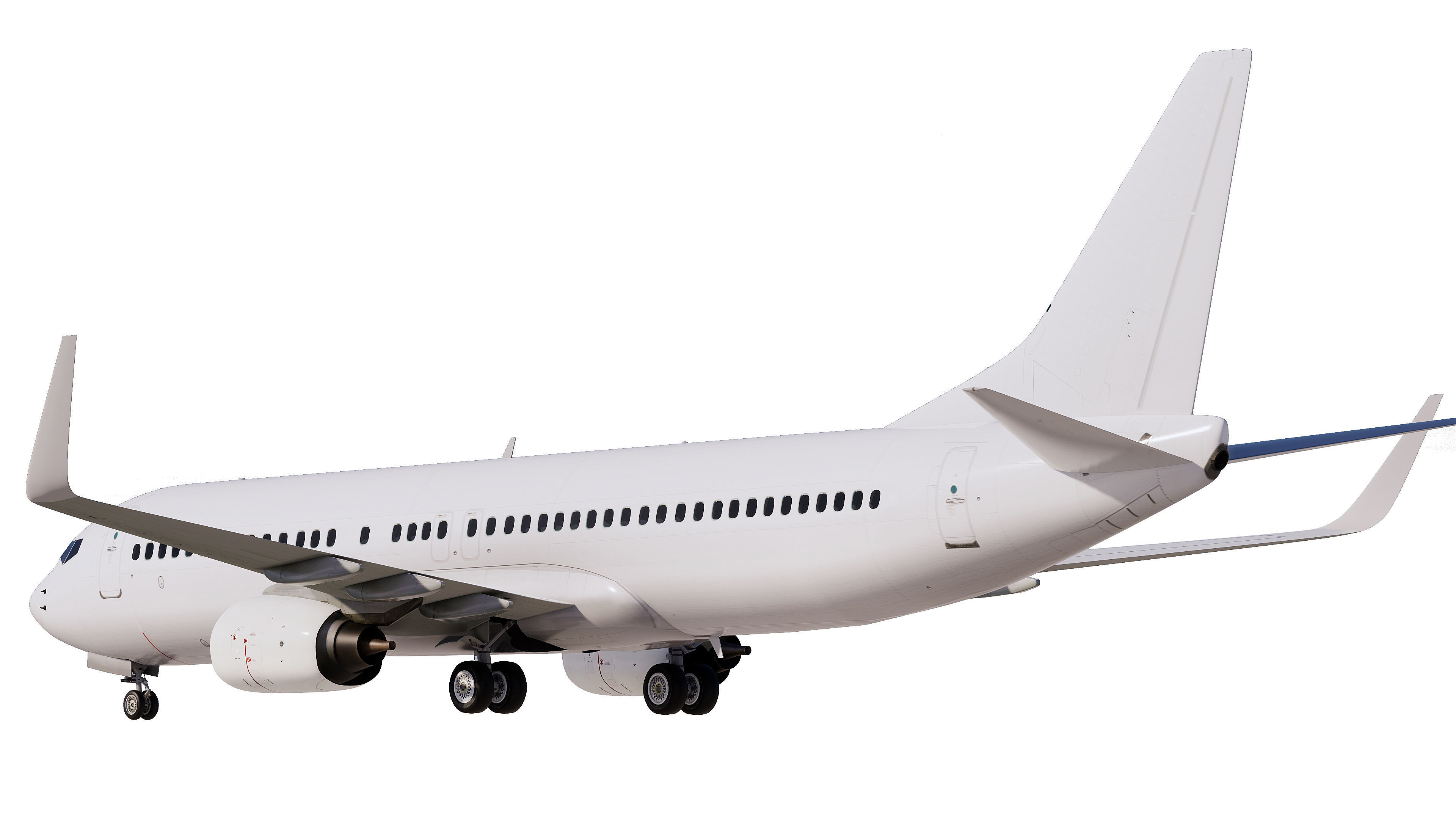 Boeing 737-800 Template 3D model_2