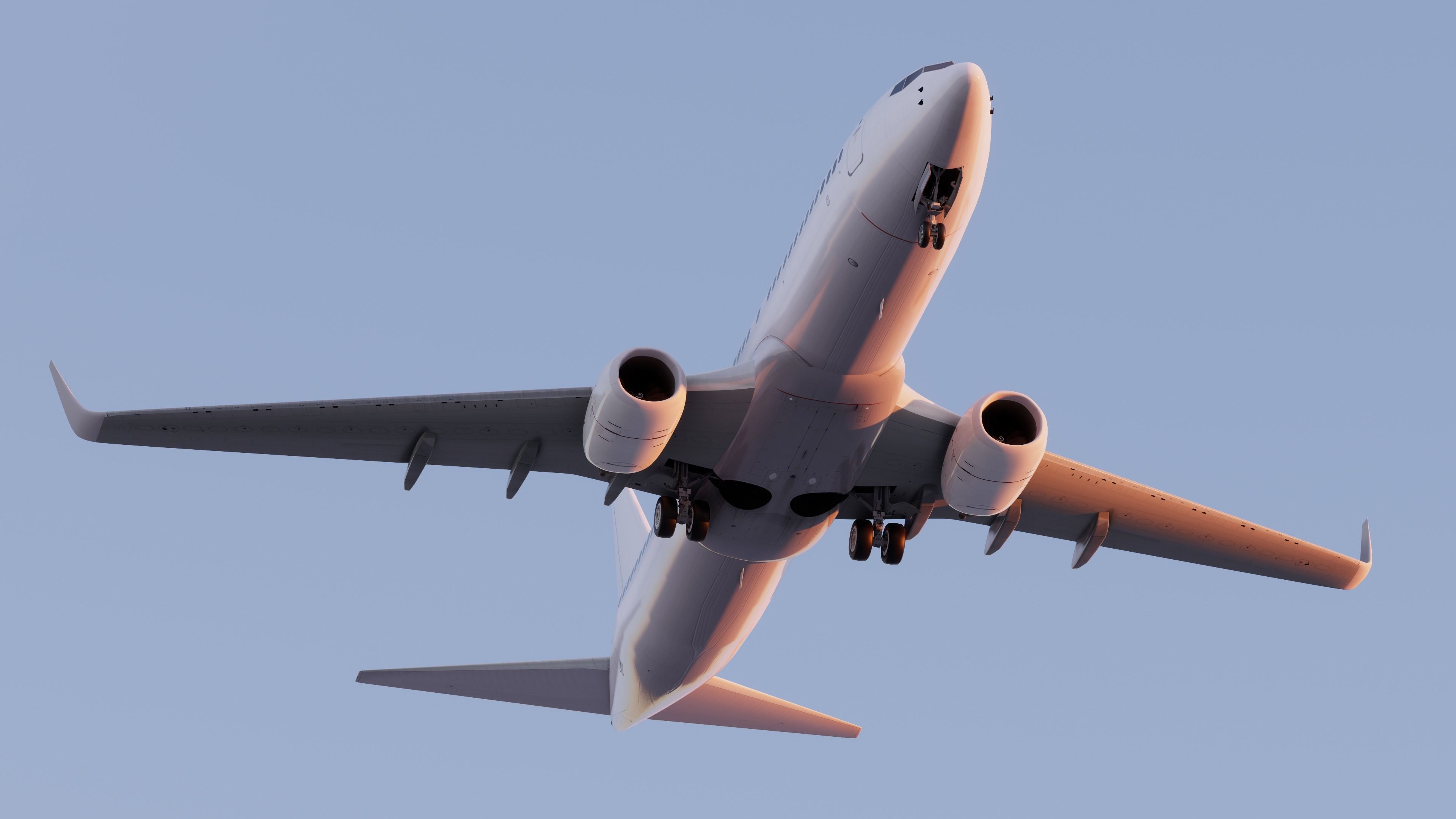 Boeing 737-800 Template 3D model_11