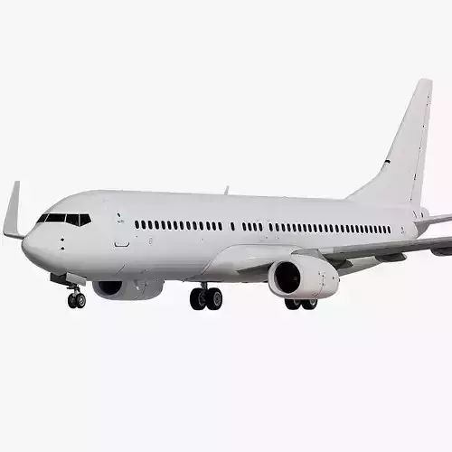 Boeing 737-800 Template 3D model