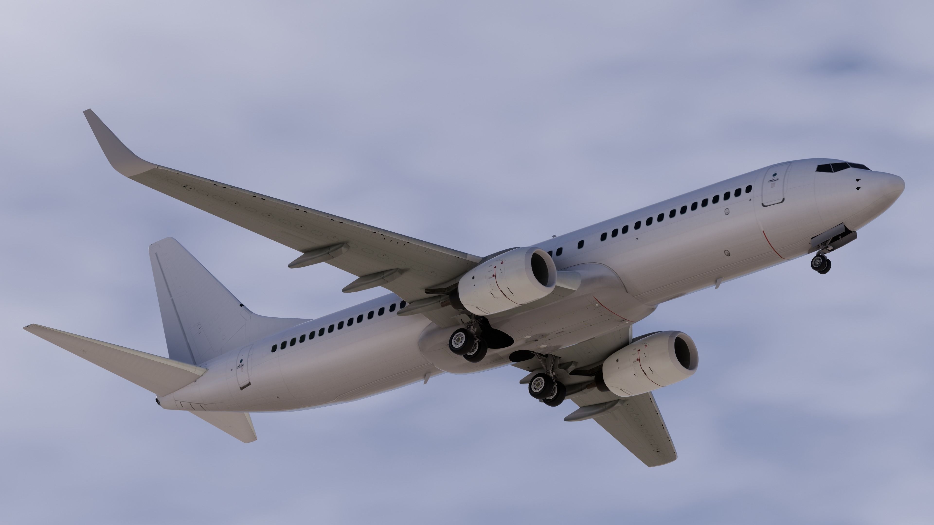 Boeing 737-800 Template 3D model_13