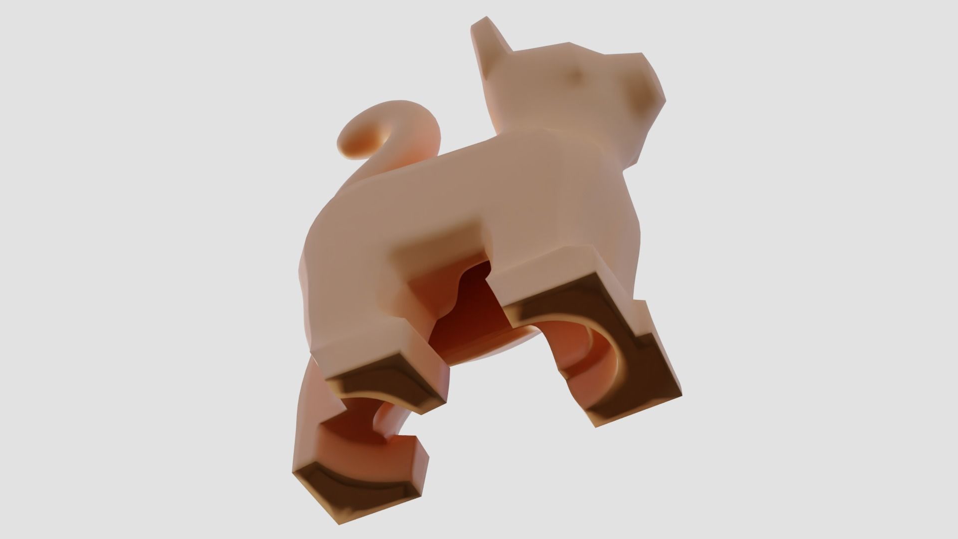 LEGO Catfig 3D model_6