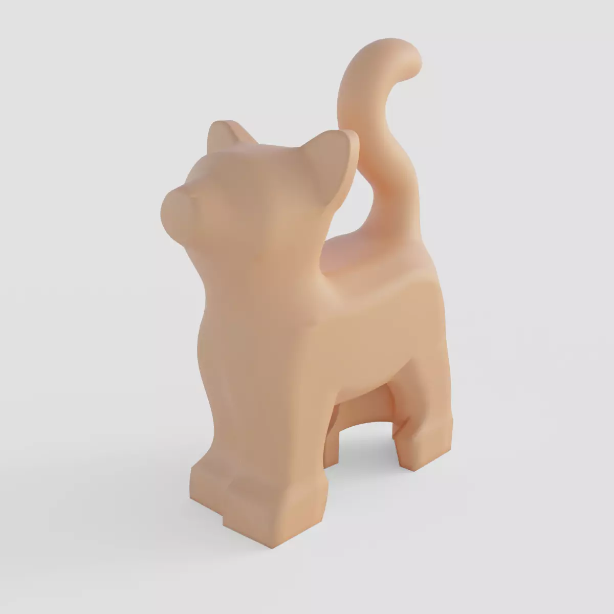LEGO Catfig 3D model_0