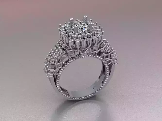 Diamond Ring 211 3D print model